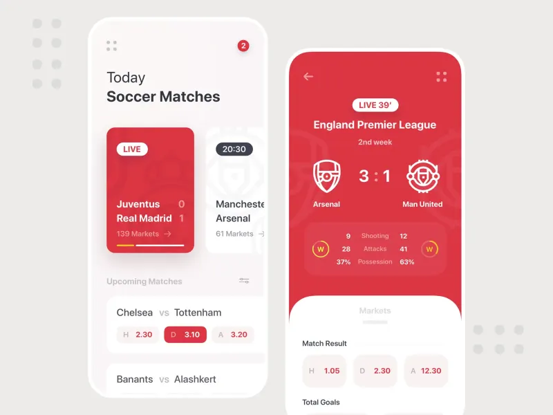 Sportsbook Mobile Red